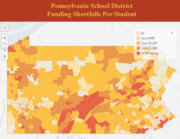 Our expert report calculates that PA schools are underfunded by 4.6